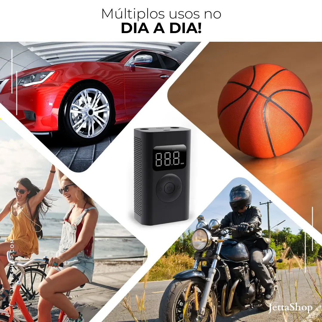 Mini Compressor de Ar Inteligente Multiuso - [PROMOÇÃO LIMITADA]